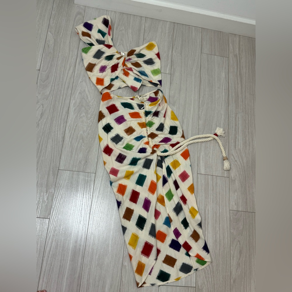 Colorful Geometric Women's Two-Piece Set - Picture 9 of 9